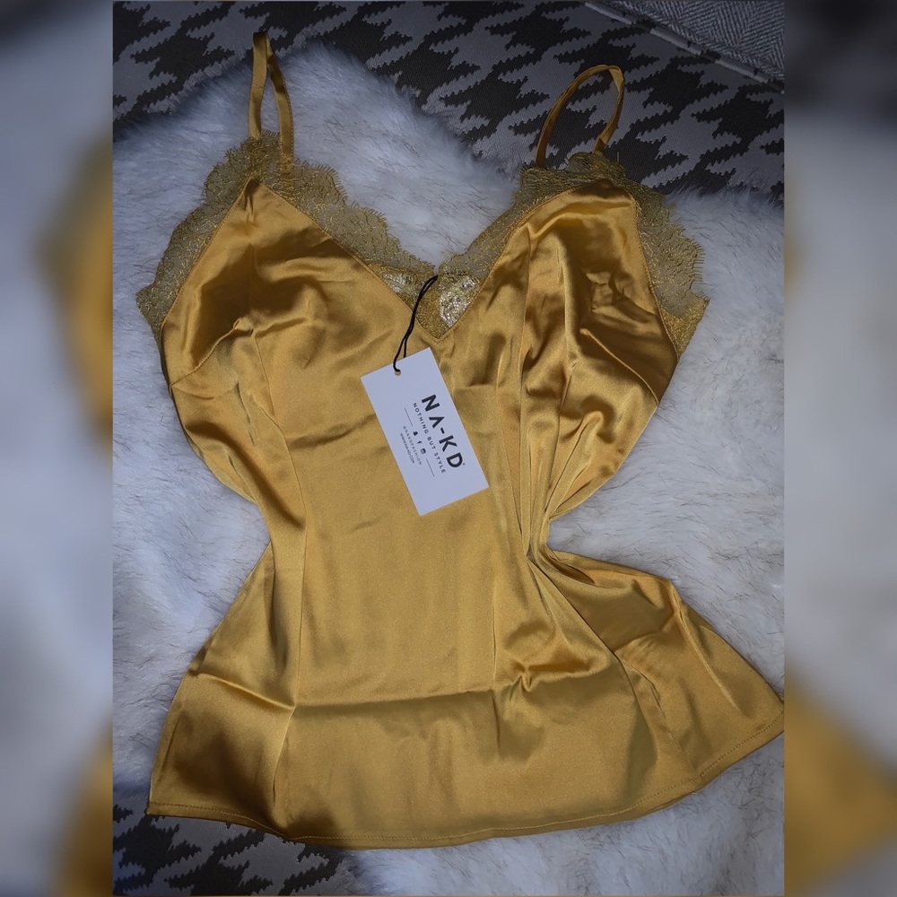 NA-KD Lace Trim Strap Size EURO 34